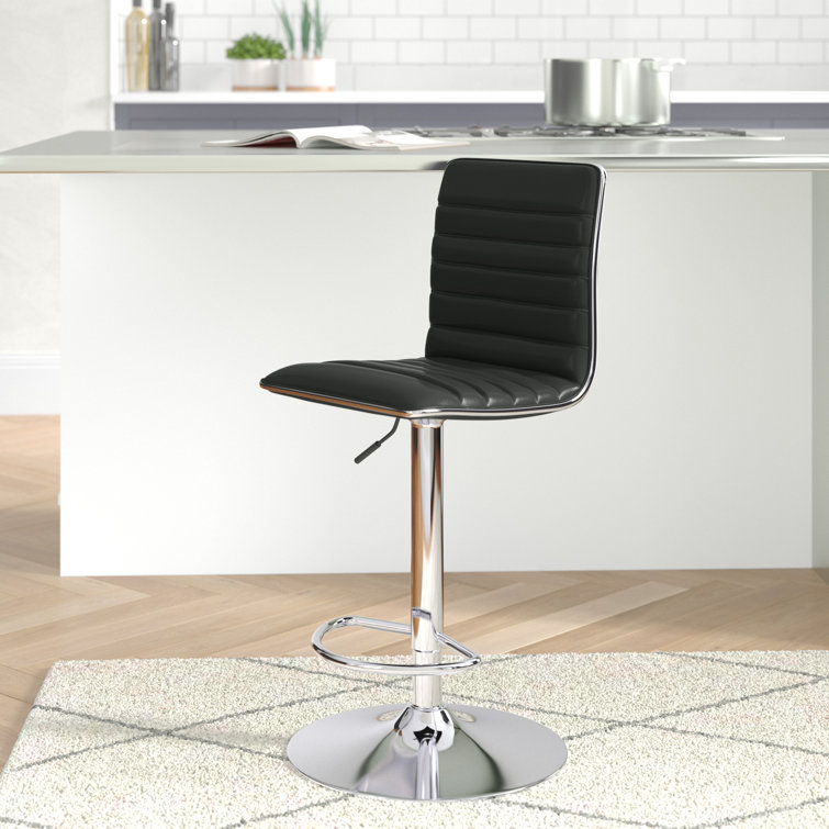 Zipcode Design Ahlers Height Adjustable Swivel Bar Stool & Reviews